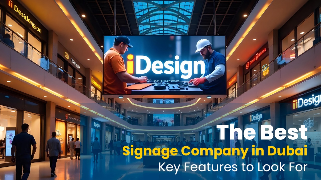 The Best Signage Company in Dubai: Key Features to Look For